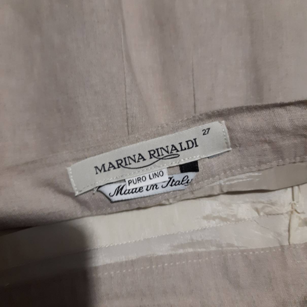 Buy MARINA RINALDI Linen skirt suit online