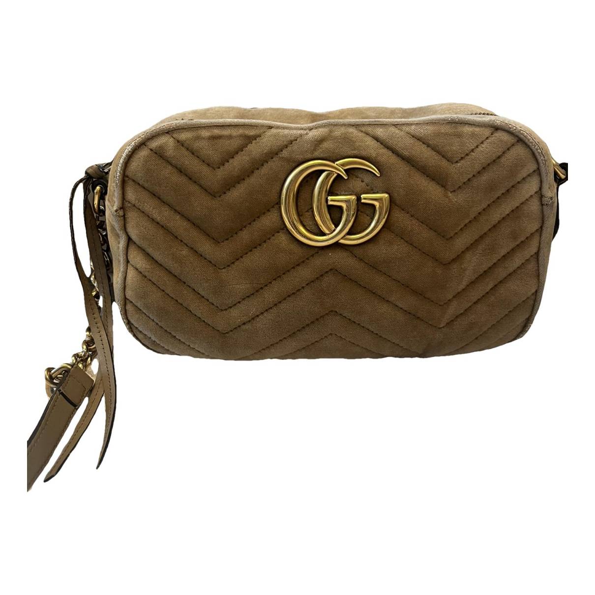 Gucci Handtaschen aus Samt - Beige - 35996538