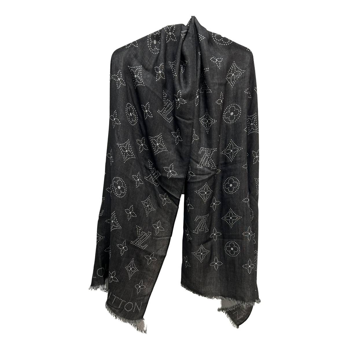 Cashmere scarf Louis Vuitton Black in Cashmere - 33361965