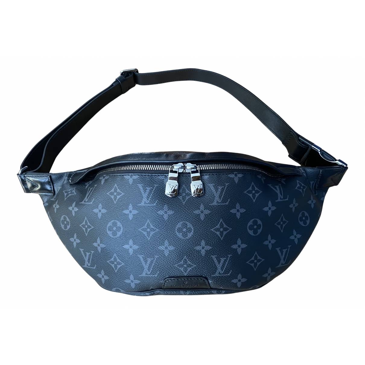 Bum bag / sac ceinture cloth belt bag Louis Vuitton Black in Cloth