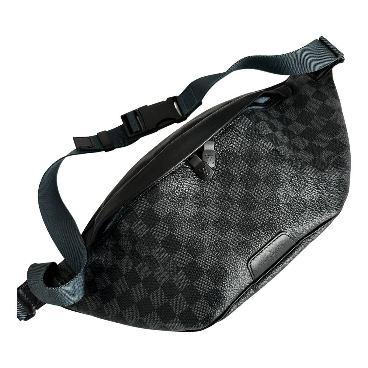 Bum bag / sac ceinture cloth bag Louis Vuitton Black in Cloth - 33673305