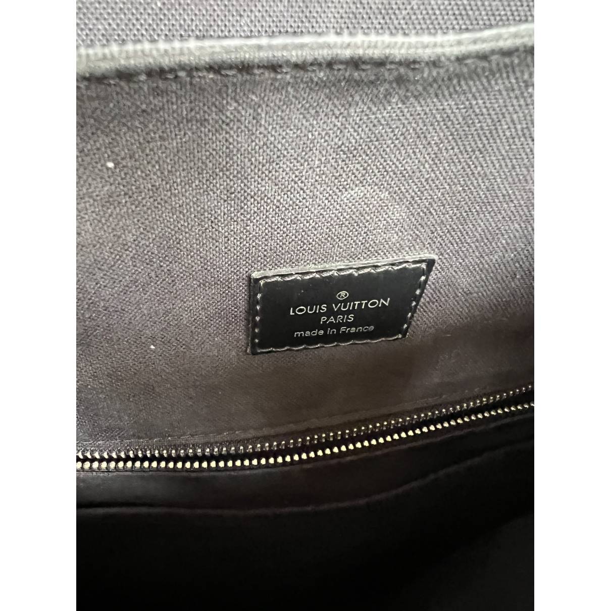 President cloth bag Louis Vuitton Black in Cloth - 11237699