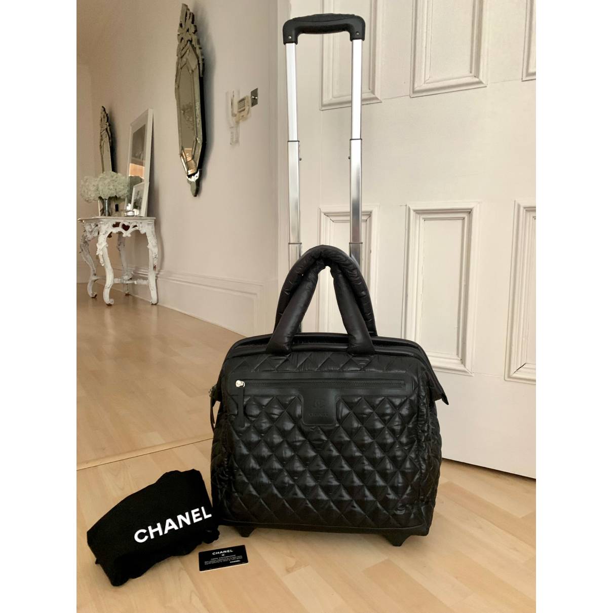 Cocoon cloth 48h bag Chanel Black in Cloth - 20530256
