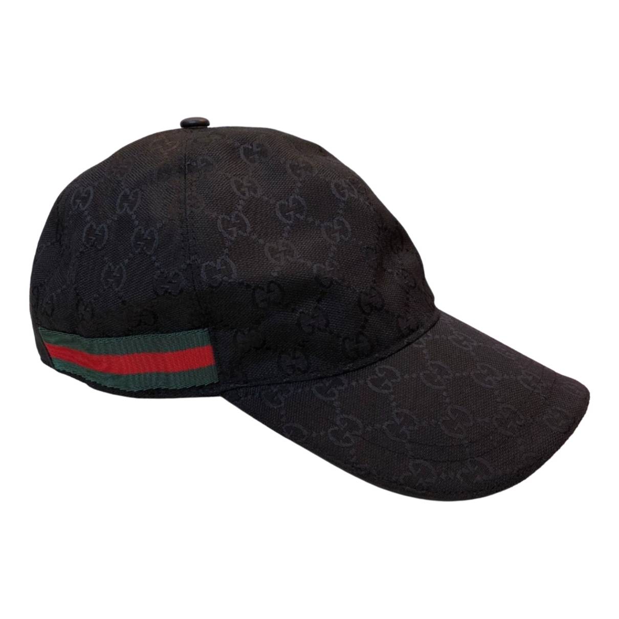 Cloth hat Gucci Black size M International in Cloth - 35740448