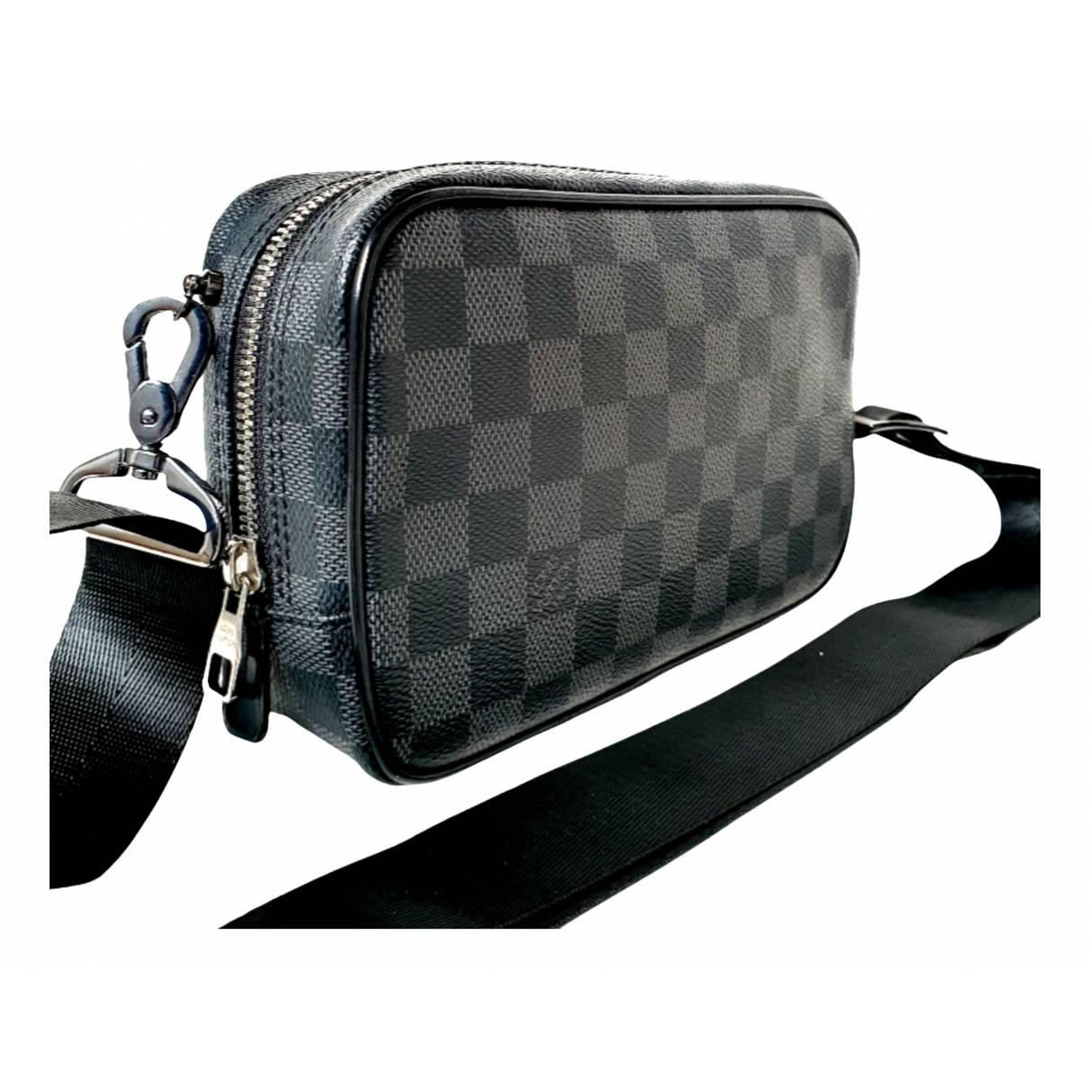 Cloth bag Louis Vuitton Black in Cloth - 25152065