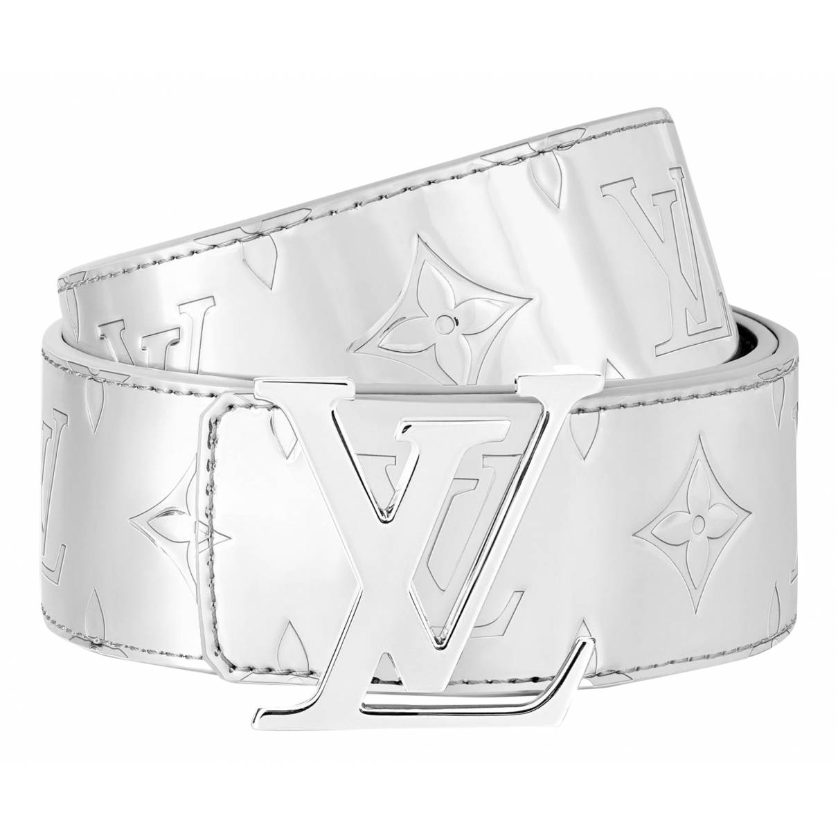 Louis Vuitton - LV Line 40mm Reversible Belt - Monogram Canvas - Grey - Size: 110 cm - Luxury