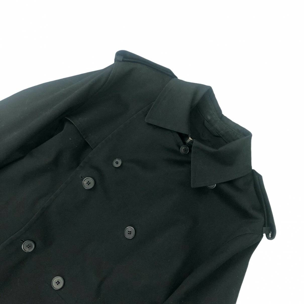 Louis Vuitton - Authenticated Coat - Cotton Black Plain for Men, Good Condition