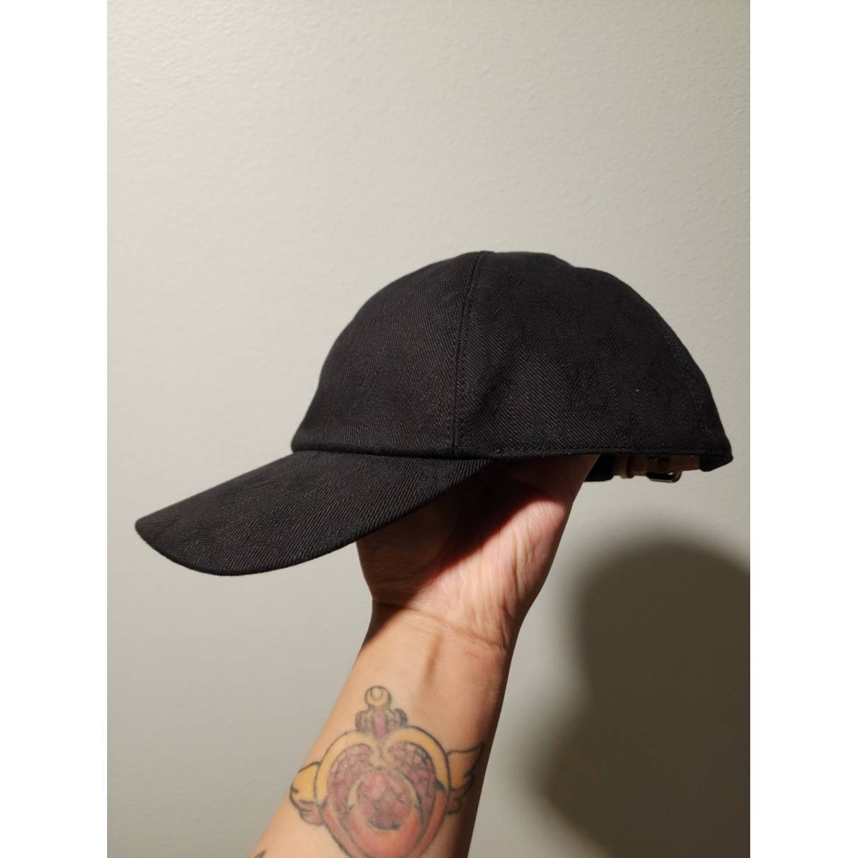 Louis Vuitton - Authenticated Hat - Cotton Black For Man, Never Worn