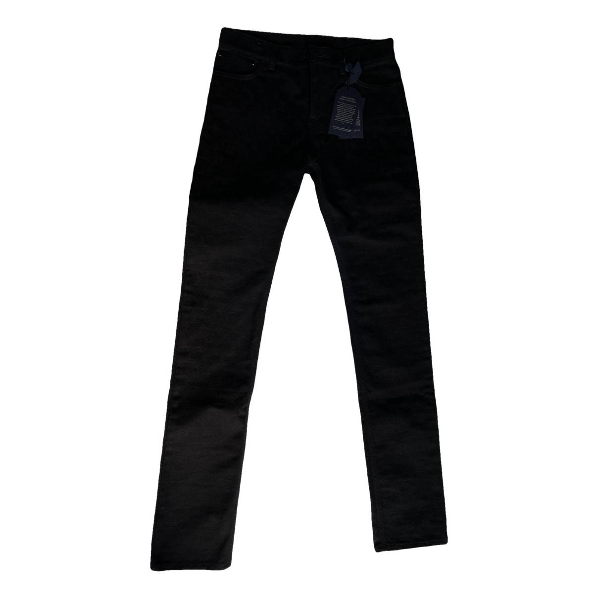 Slim jean Louis Vuitton Black size 38 FR in Cotton - 35046575