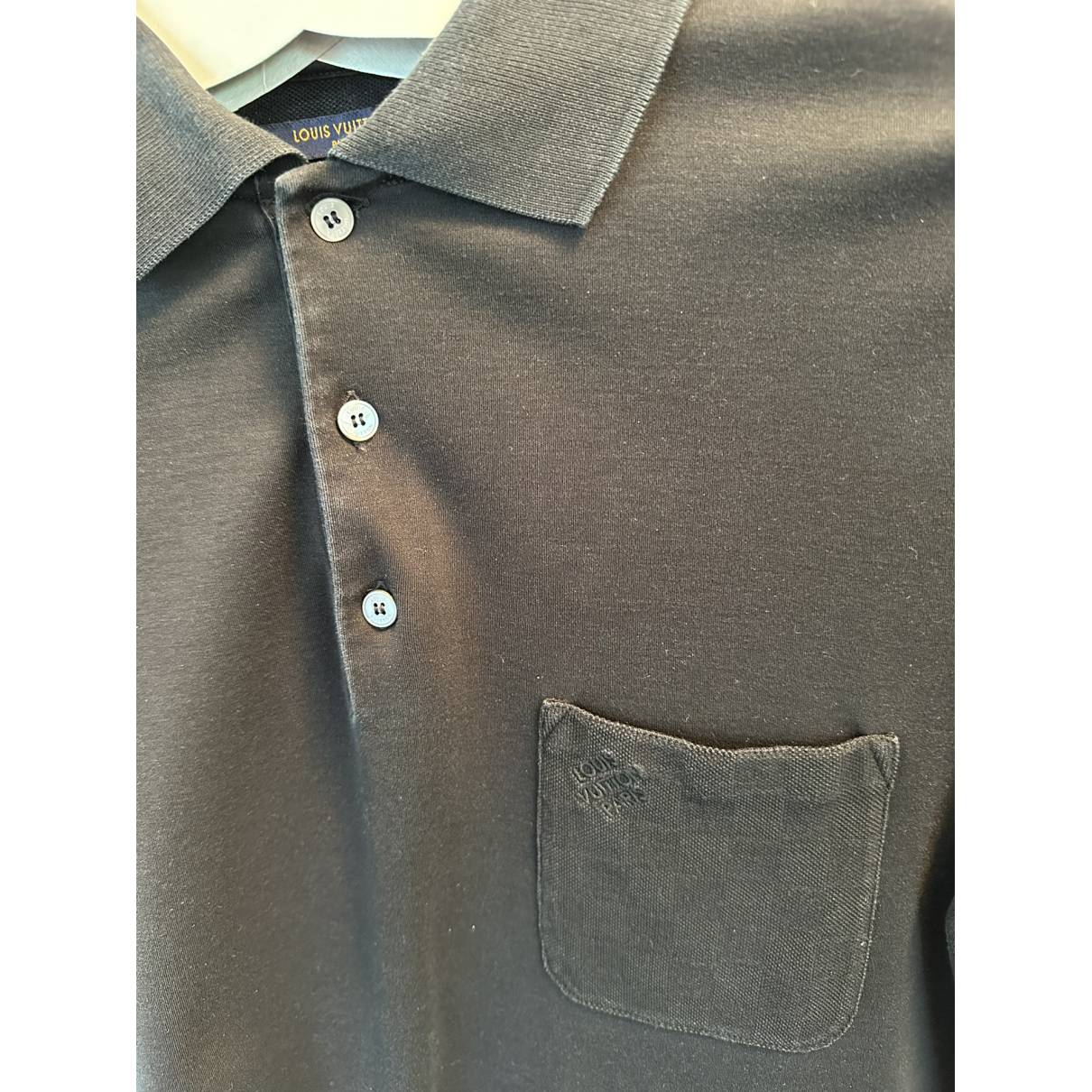 Louis Vuitton Brown Black Polo Shirt Luxury Brand LV Clothing