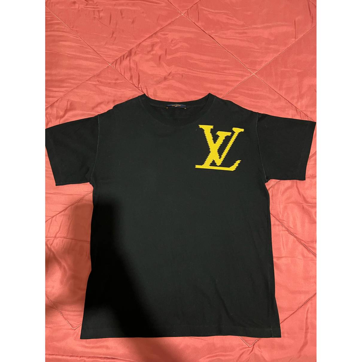 T-shirt Louis Vuitton Black size M International in Cotton - 21005258
