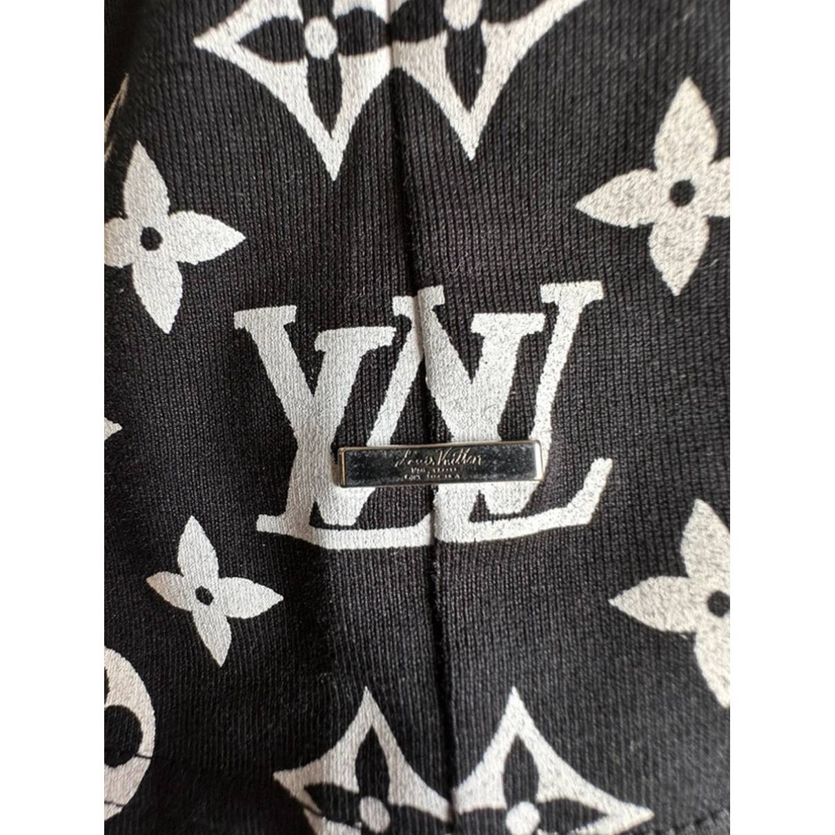 T-shirt Louis Vuitton Black size L International in Cotton - 33273757