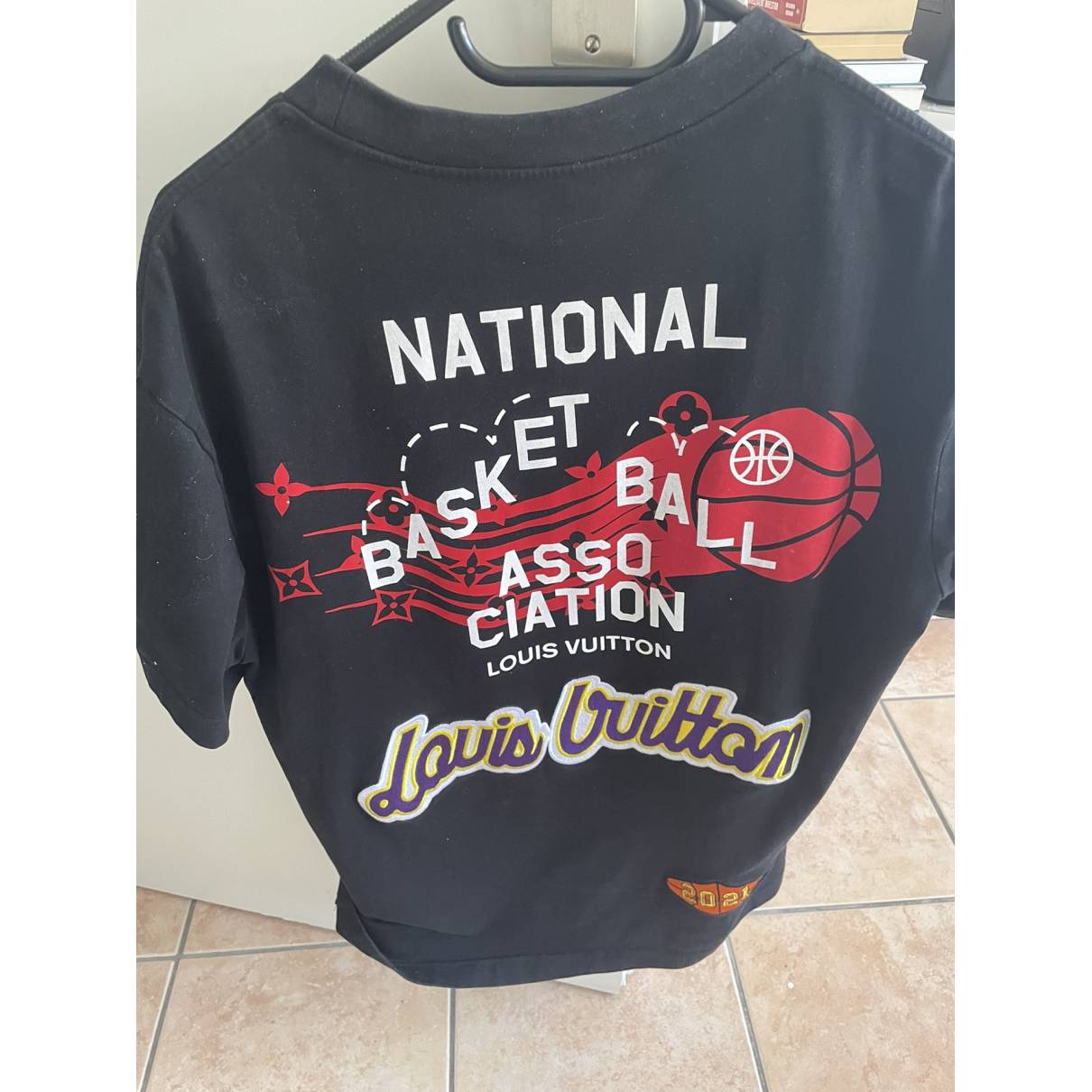 Shirt Louis Vuitton X NBA Black size XXL International in Cotton - 32128070