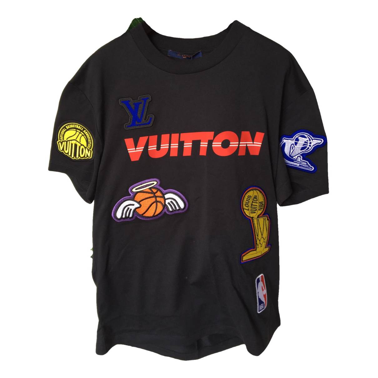 T-shirt Louis Vuitton X NBA Black size S International in Cotton - 35780394