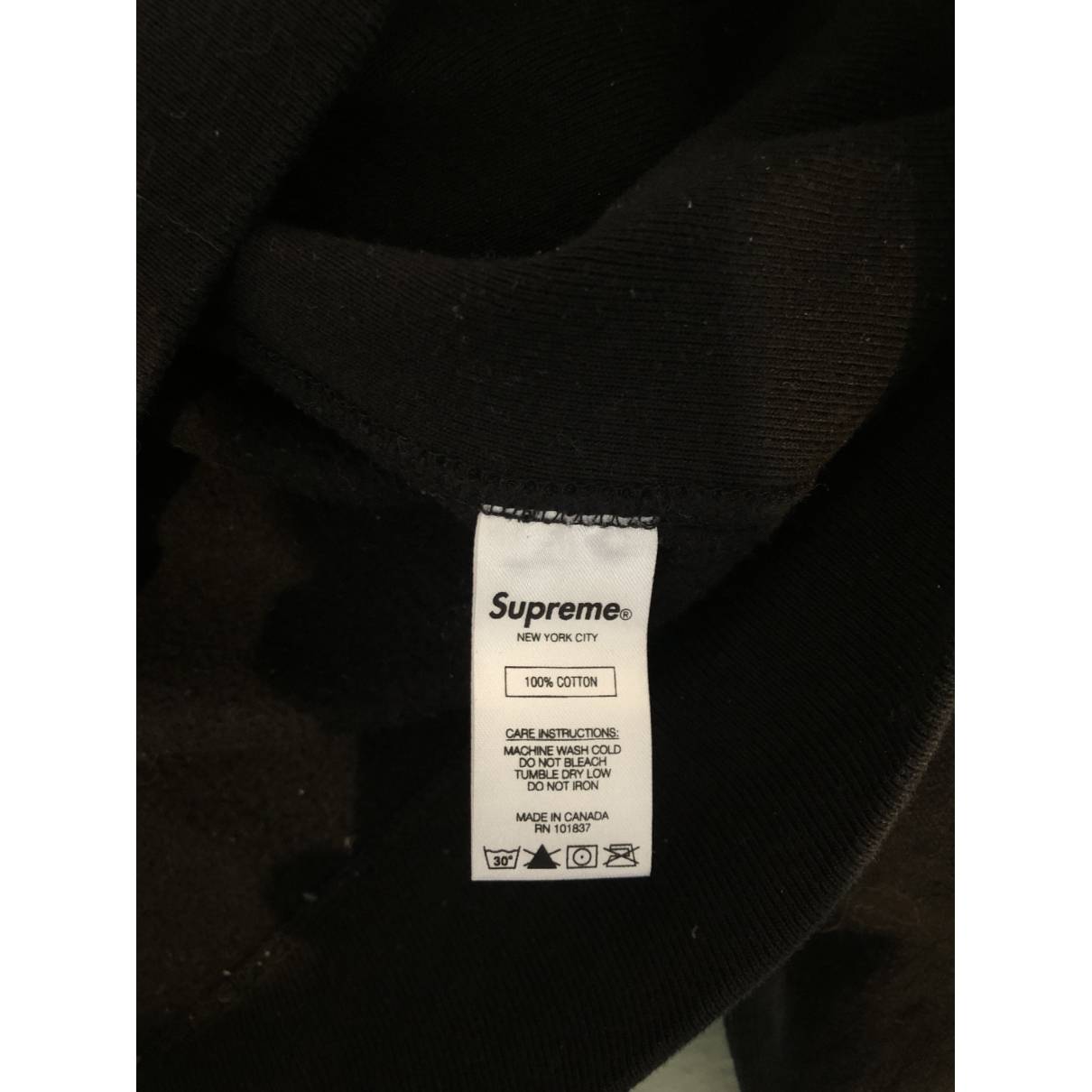 Swarovski box logo sweatshirt Supreme Black size M International 
