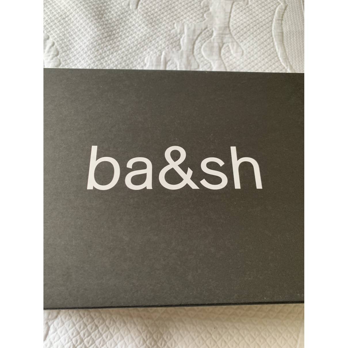 Ba&Sh - Authenticated Sandal - Leather Black Plain for Women, Never Worn