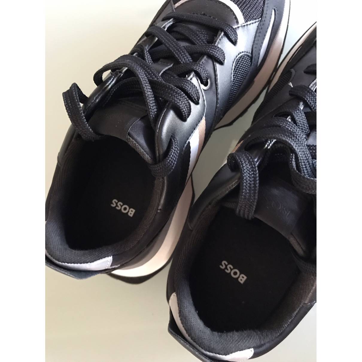 Buy Boss Leather low trainers online