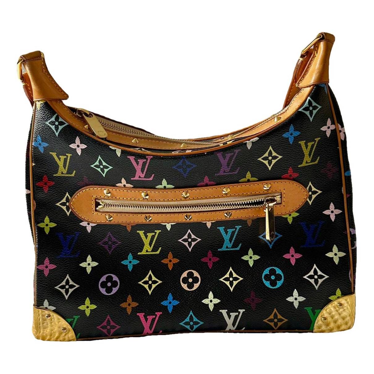 Boulogne leather handbag Louis Vuitton Black in Leather - 35771671