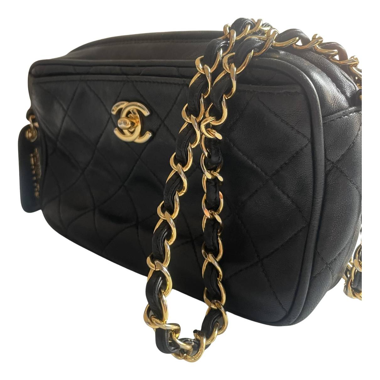 Camera leather crossbody bag Chanel Black in Leather - 32377109