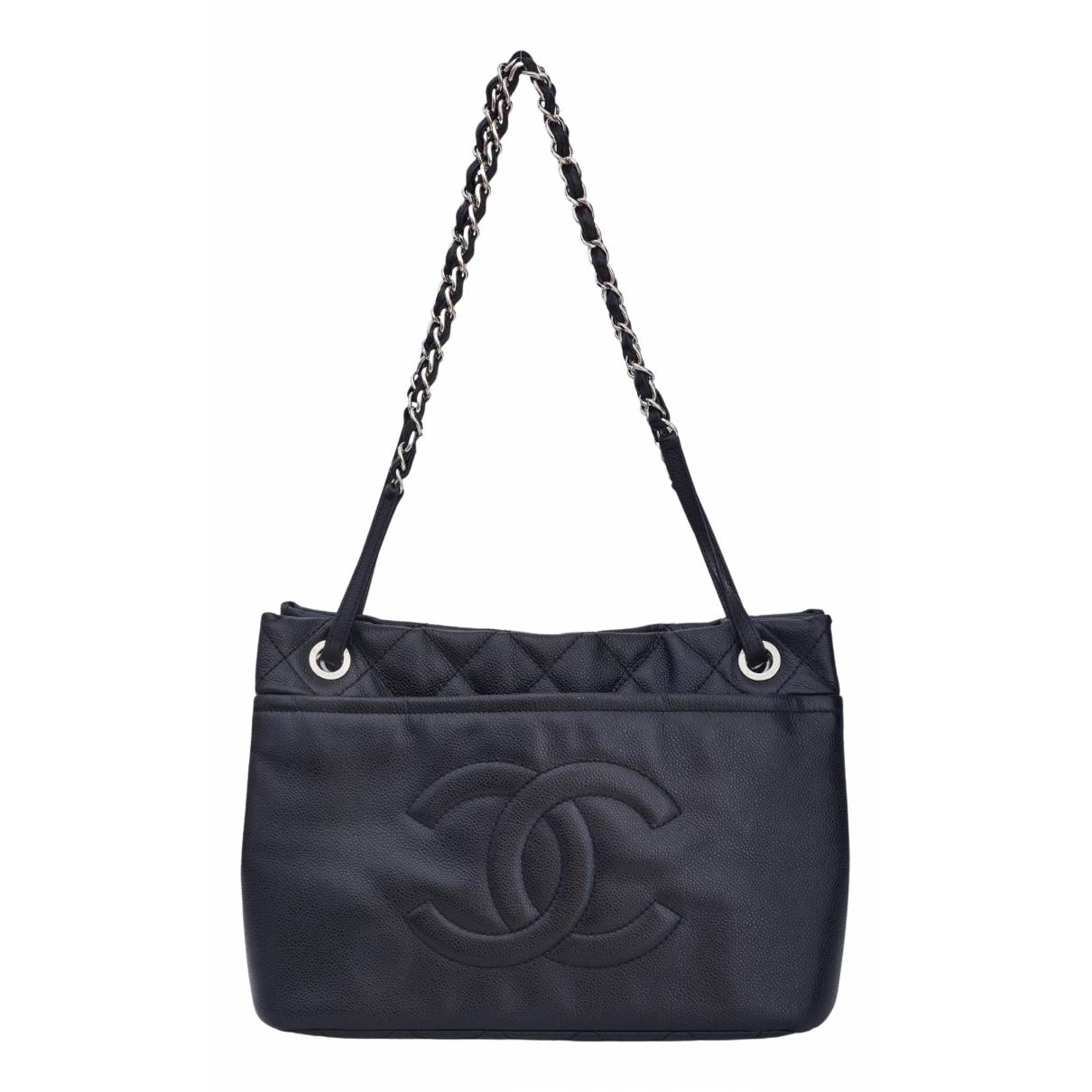 Chanel - Petite Timeless Tote Caviar Quilted CC Medium Tote / Shoulder Bag