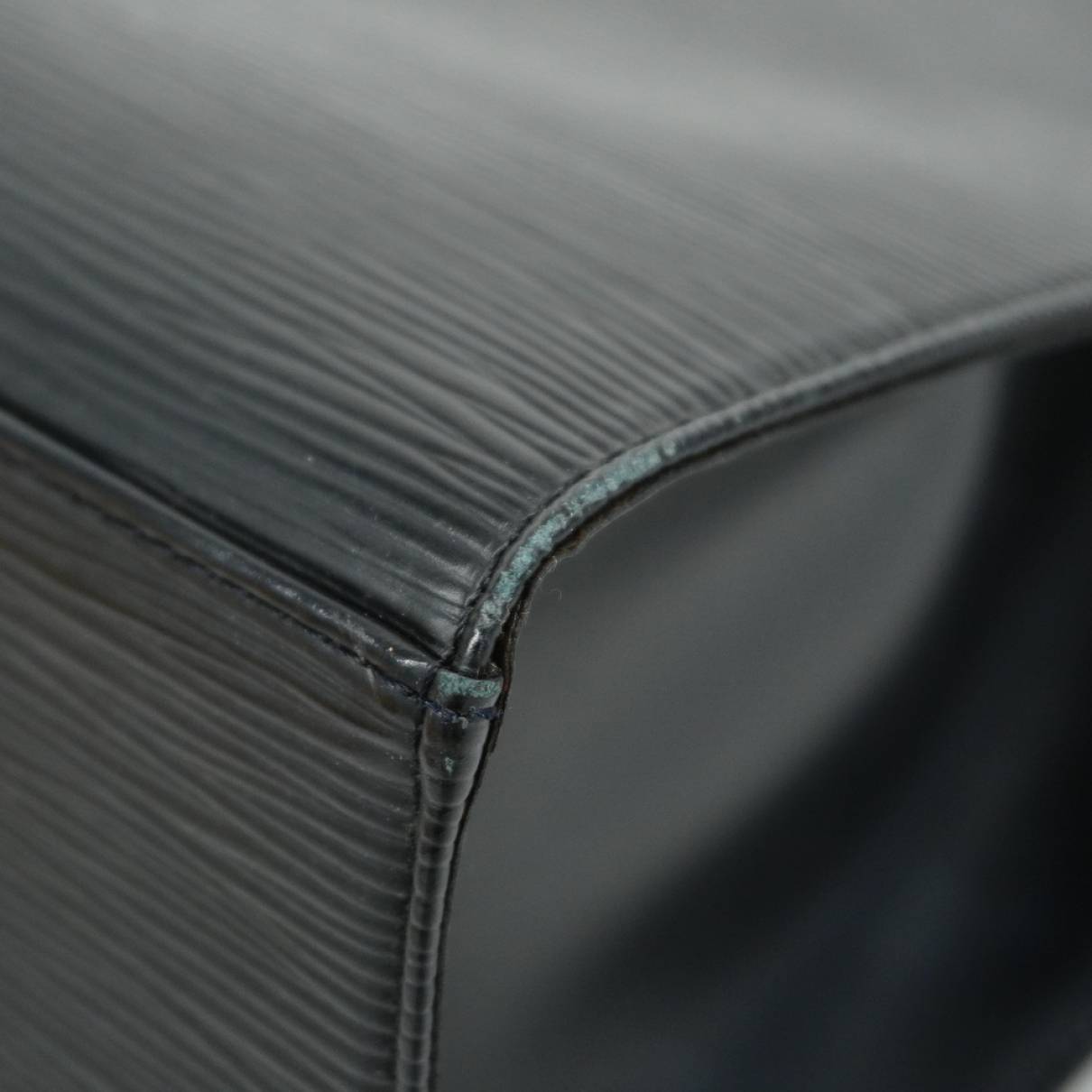 Authentic Louis Vuitton Black Epi Leather Croisette PM Tote Bag