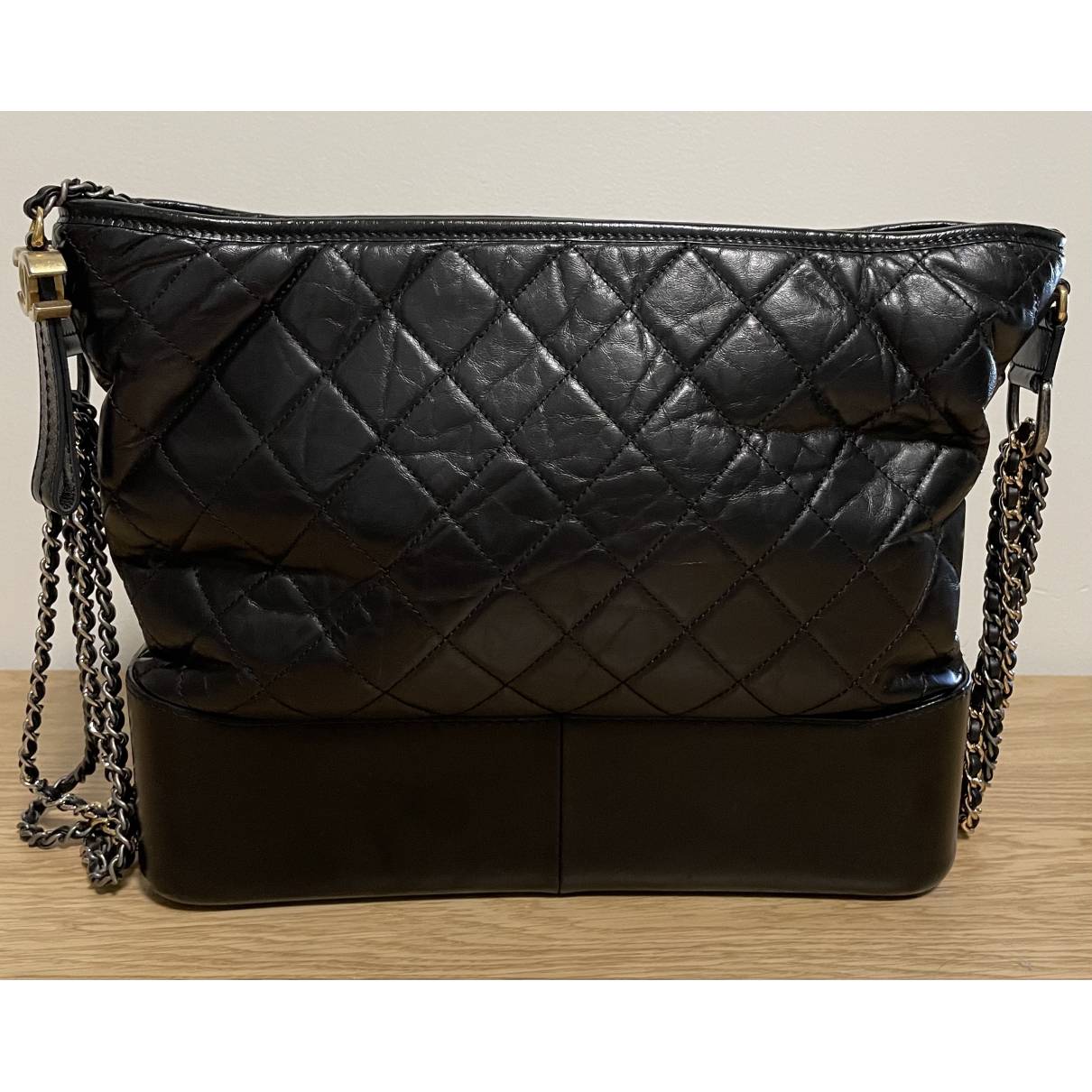 Gabrielle leather crossbody bag Chanel Black in Leather - 33518207