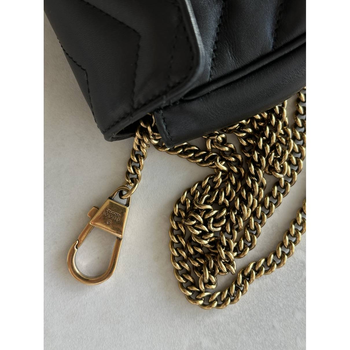 GG Marmont Chain Matelasse leather crossbody bag Gucci