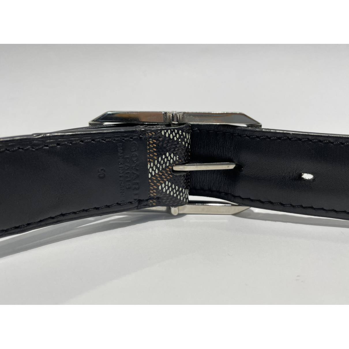 Leather belt Goyard Black size 90 cm in Leather - 27822125