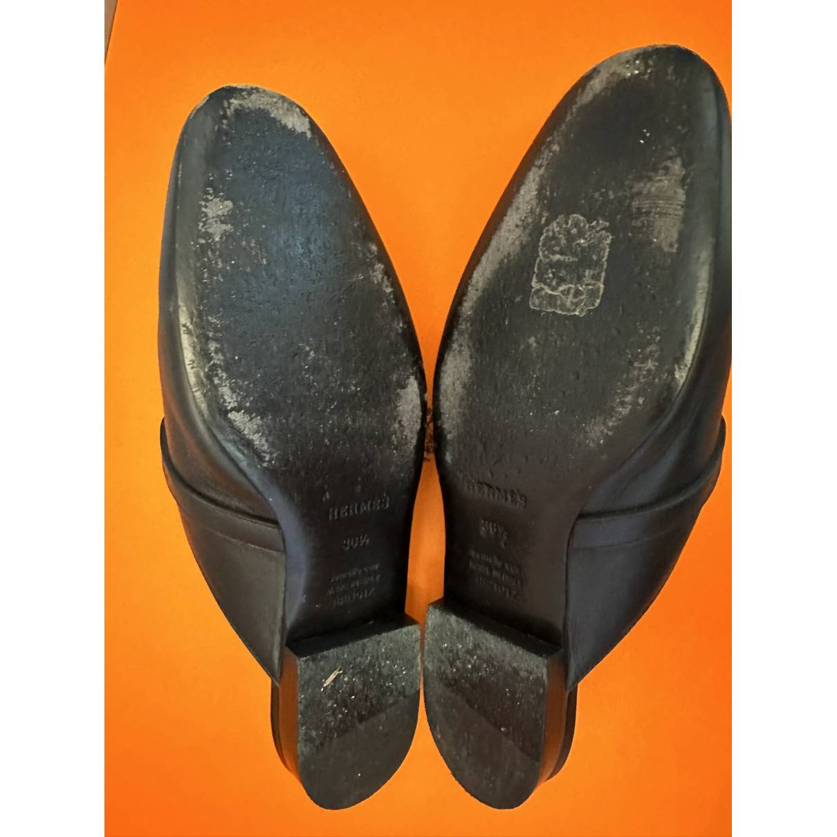 Leather mules & clogs Hermès