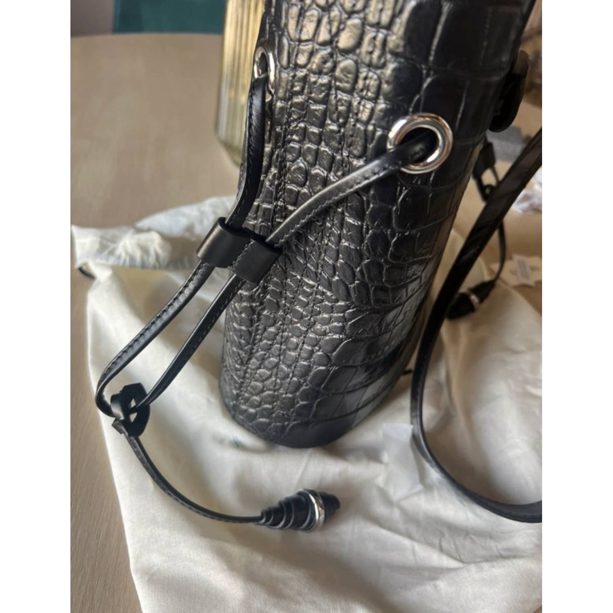 Huit leather handbag Lancel