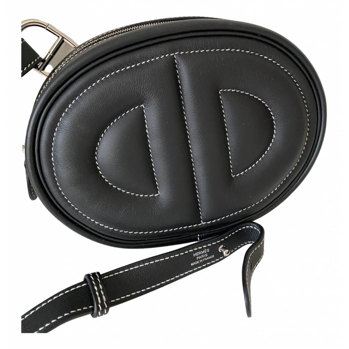 In-the-loop leather bag Hermès Black in Leather - 20683826