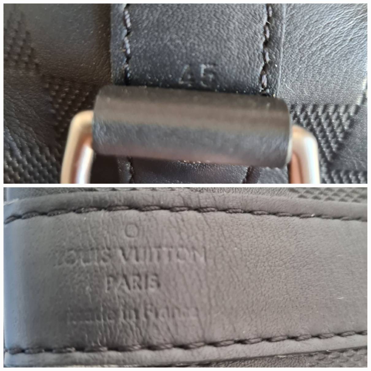 Keepall travel bag Louis Vuitton Black in Cotton - 34318831
