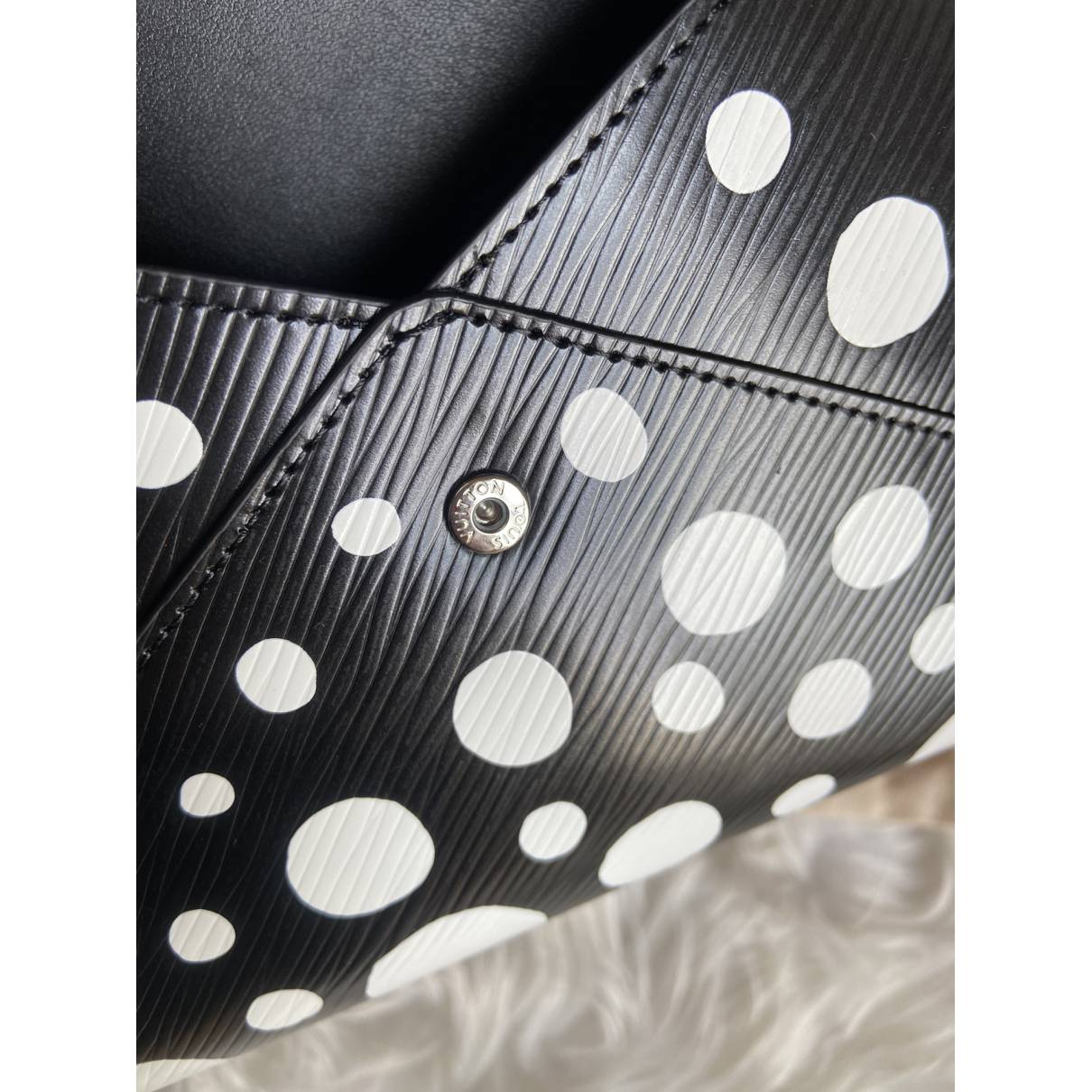 Louis Vuitton - Authenticated Kirigami Clutch Bag - Leather Black Polkadot For Woman, Never Worn