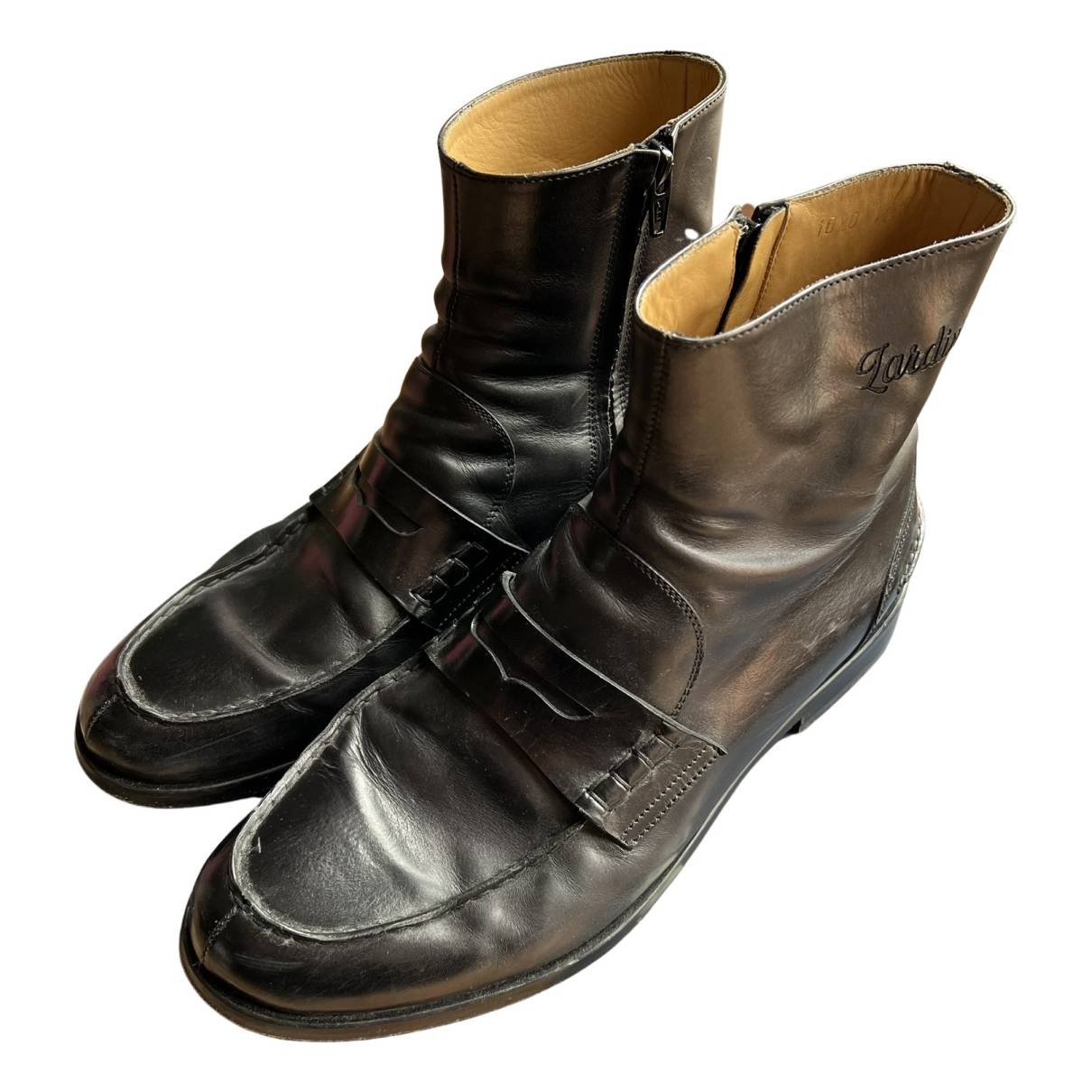 Leather boots Lardini
