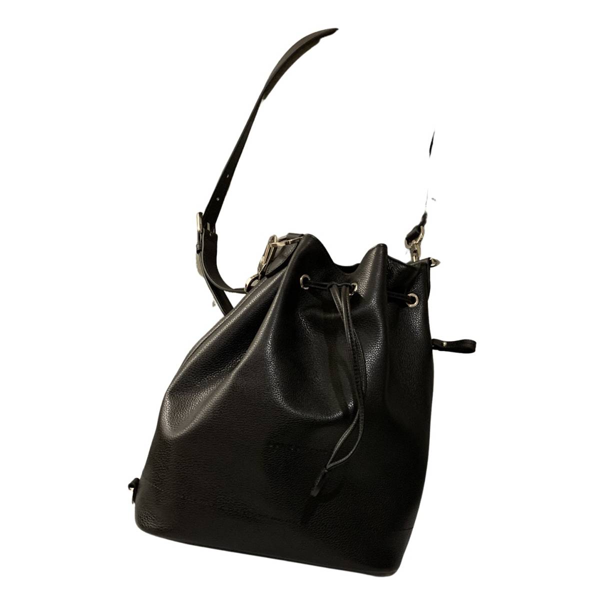Leather crossbody bag Longchamp Black in Leather - 31286410