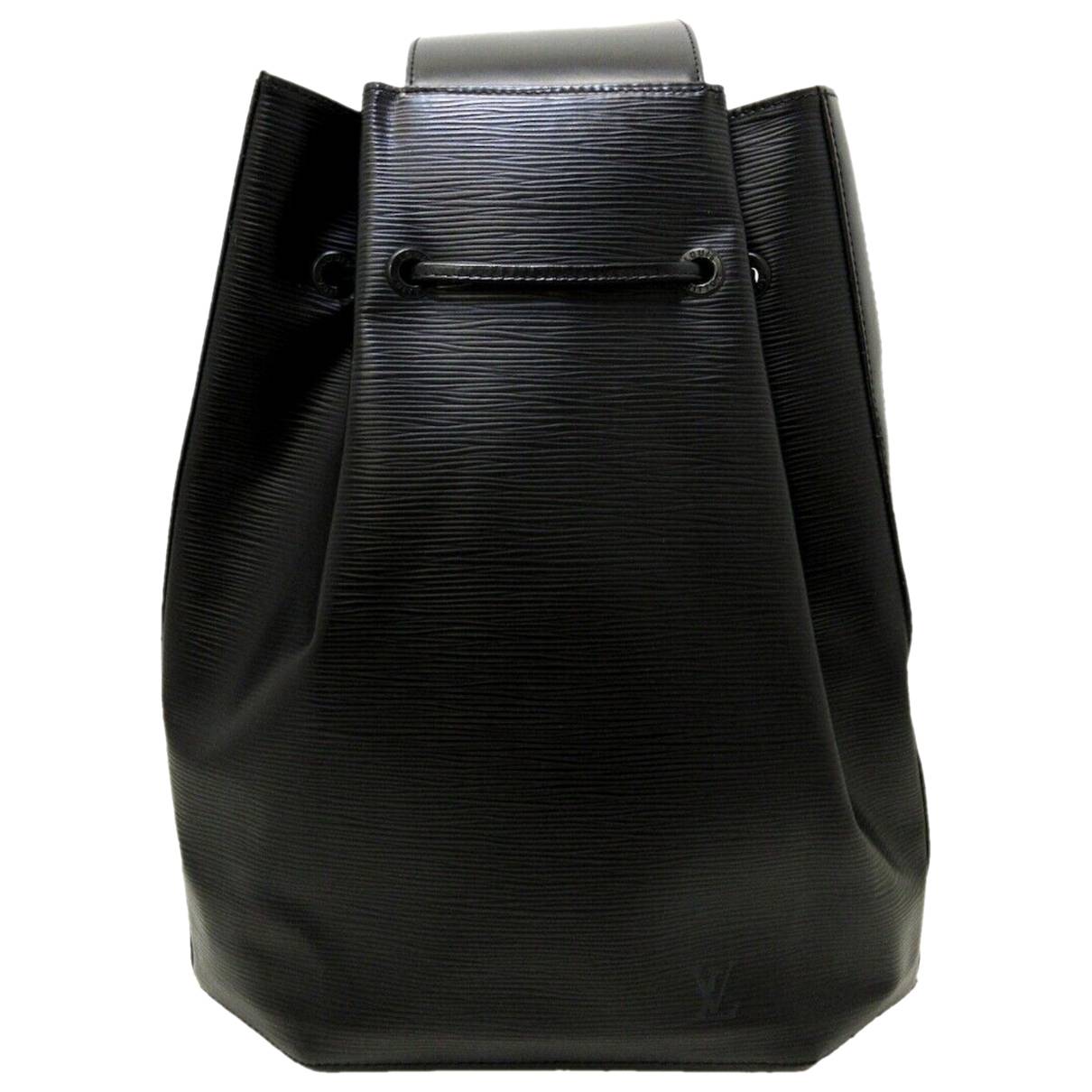 Leather backpack Louis Vuitton Black in Leather - 35897555
