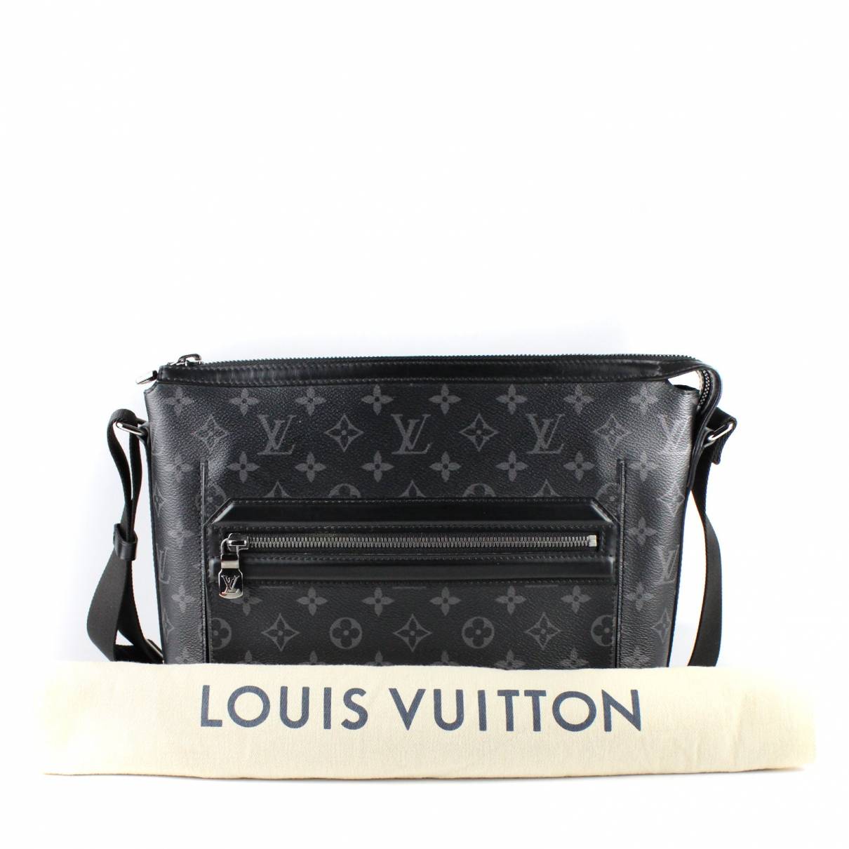 Louis Vuitton Messenger PM Crossbody Bag Monogram Titanium