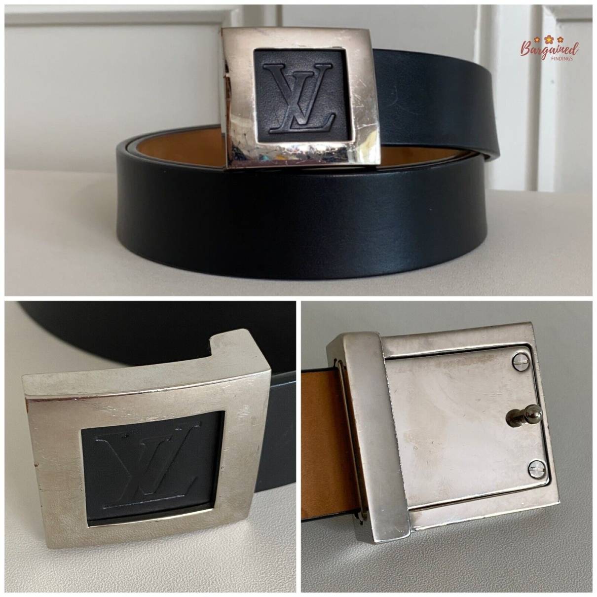Louis Vuitton Men's Plain Leather Belt
