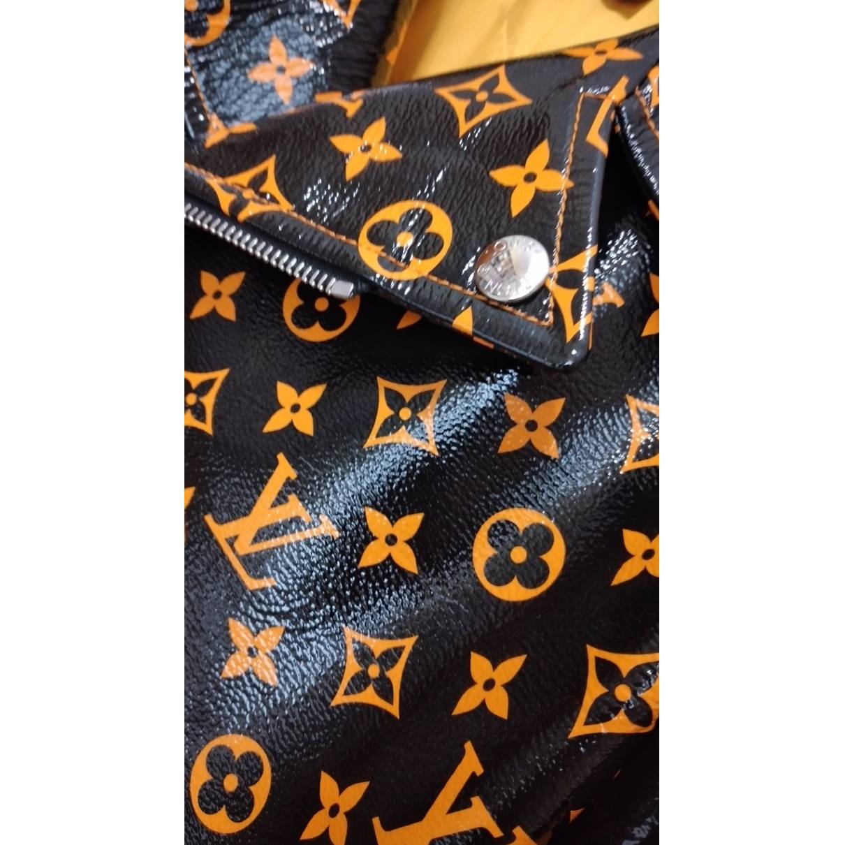 black and yellow louis vuitton jacket