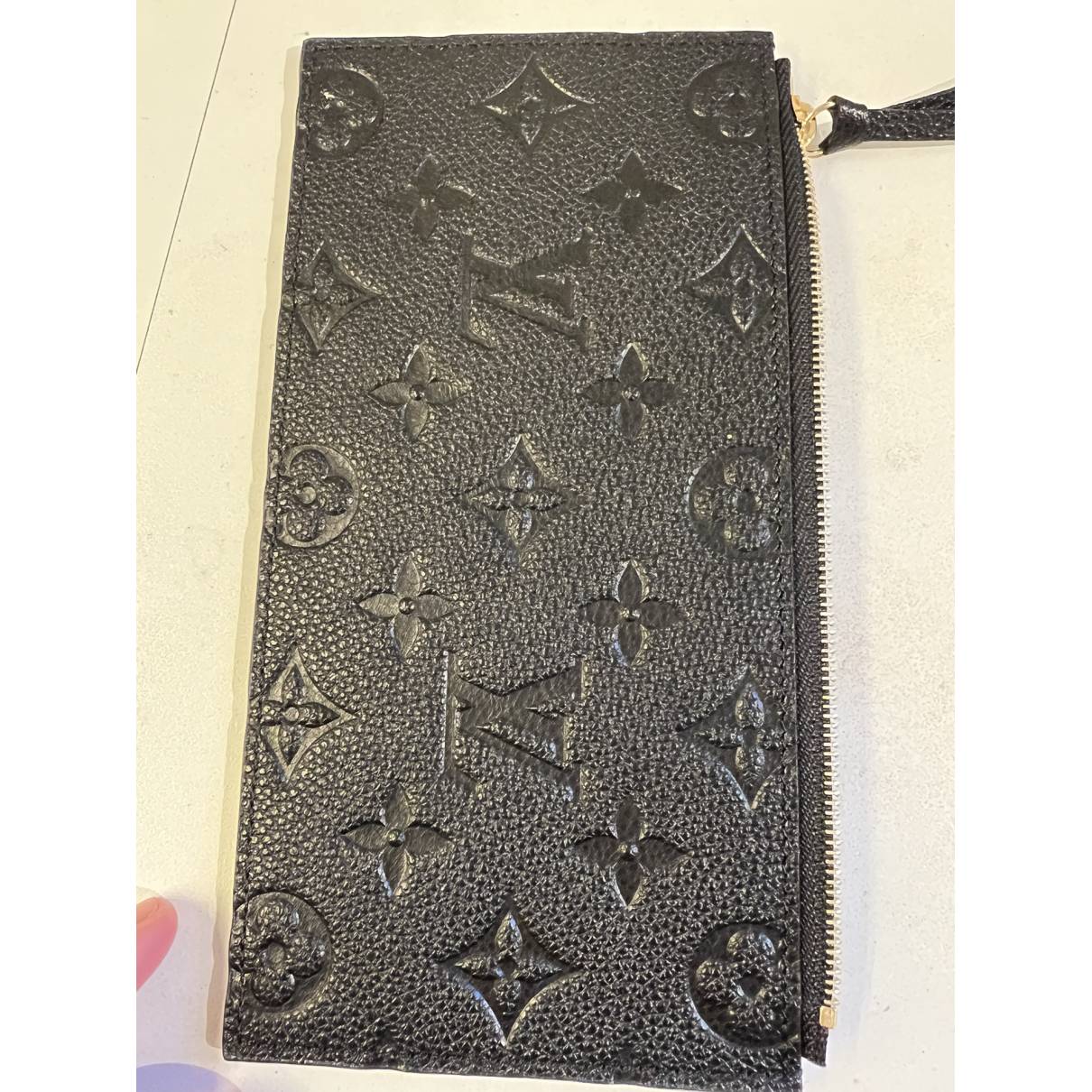 Leather wallet Louis Vuitton Black in Leather - 31873619
