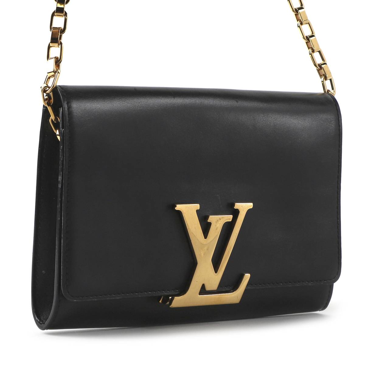 Louis Vuitton Black Louise leather mini bag