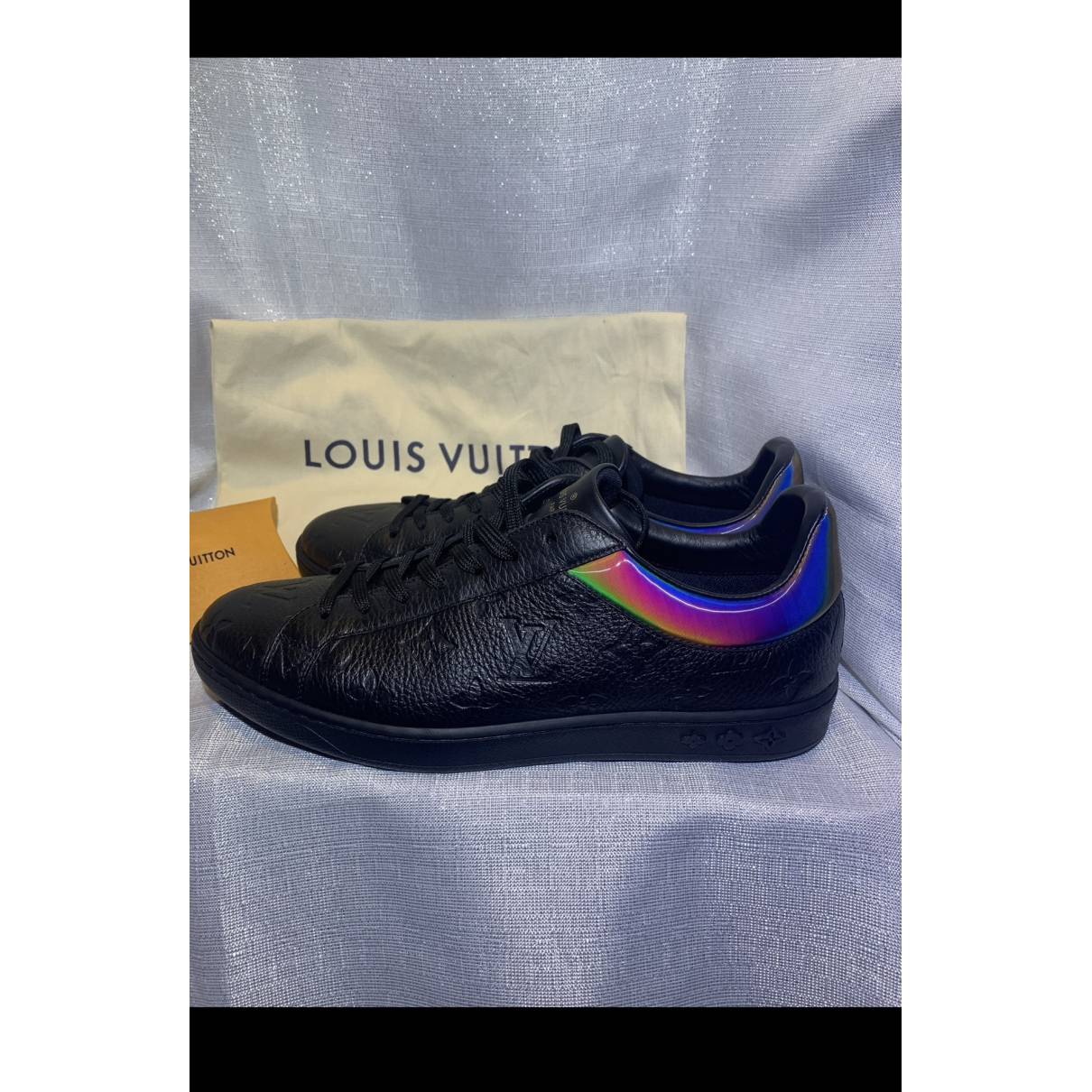 Louis Vuitton - Authenticated Luxembourg Trainer - Leather Black Plain for Men, Very Good Condition