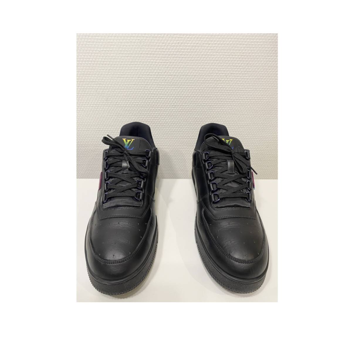 Louis Vuitton Black/Grey Suede, Fabric and Monogram Canvas LV Trainer  Sneakers Size 44 Louis Vuitton