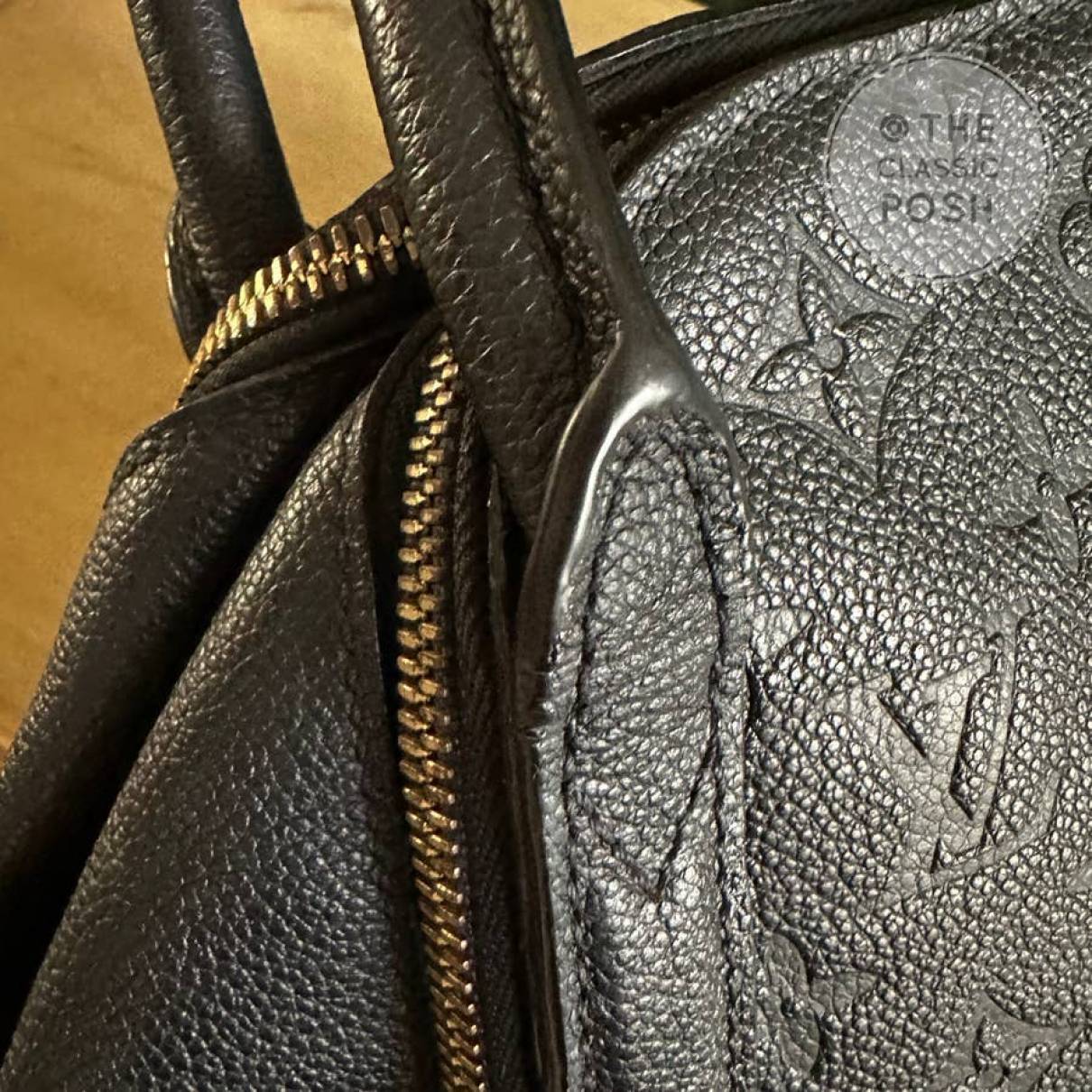 Louis Vuitton Marais MM Monogram Emperiente Satchel Bag