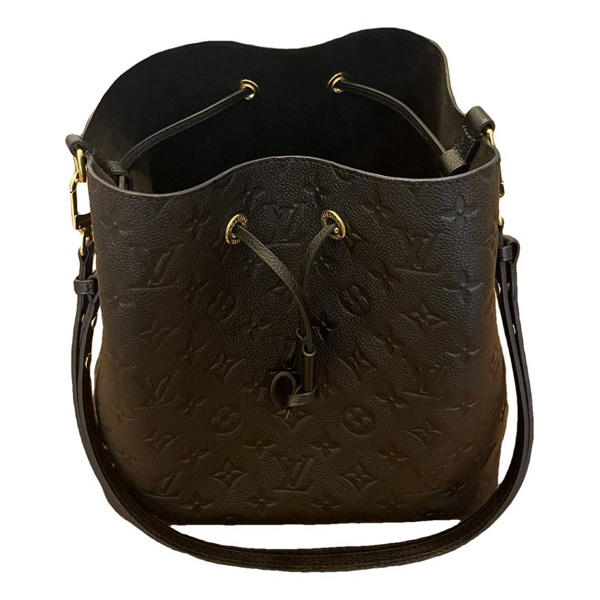 Shop Louis Vuitton NEONOE Women's Black Handbags