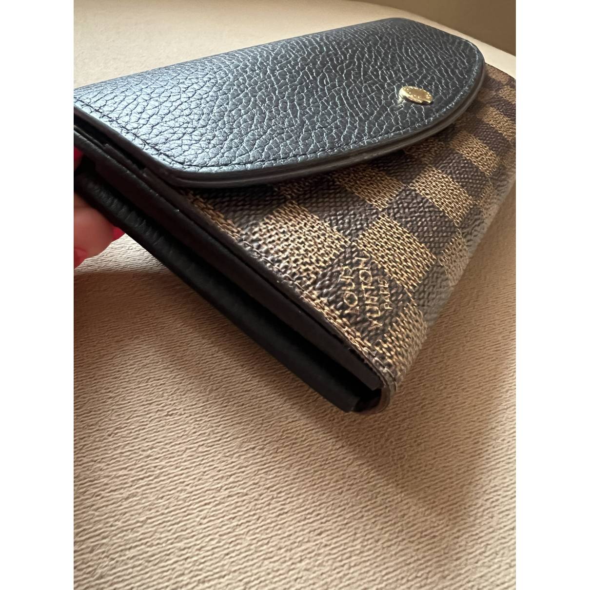 Normandy Compact Wallet Damier and Leather