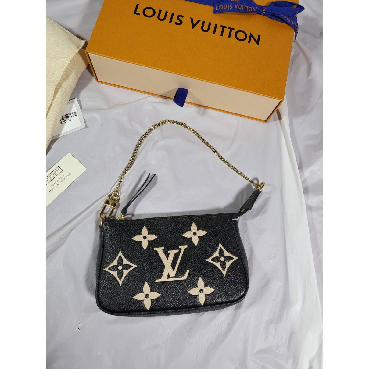 Louis Vuitton Louis Vuitton Pochette Accessoires Cowhide Leather