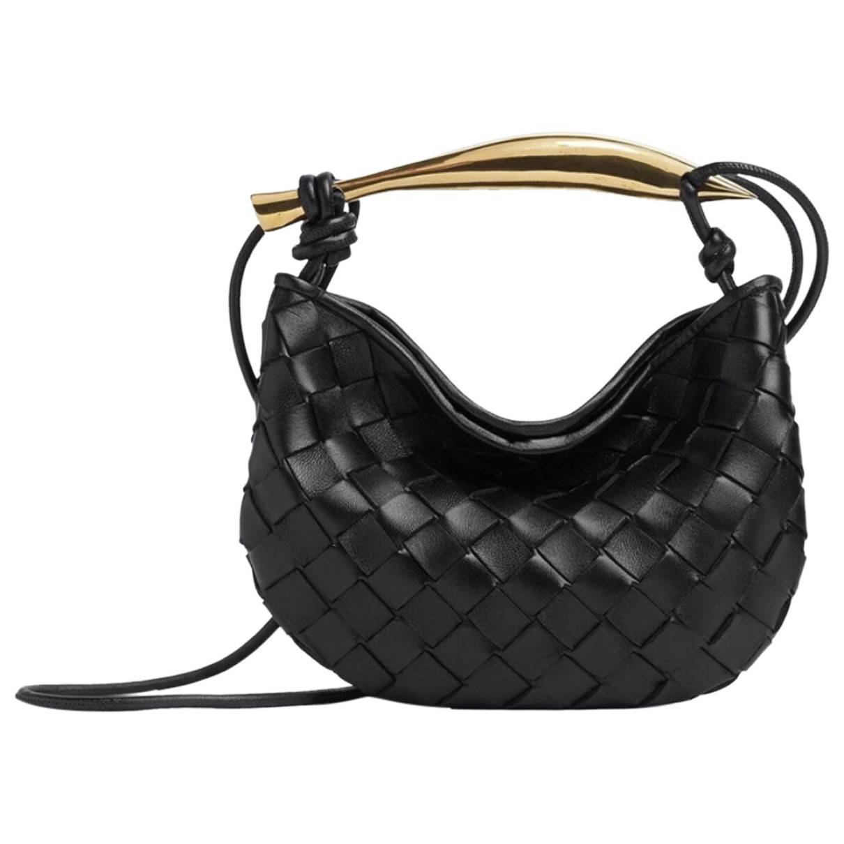 Black Sardine mini Intrecciato-leather cross-body bag