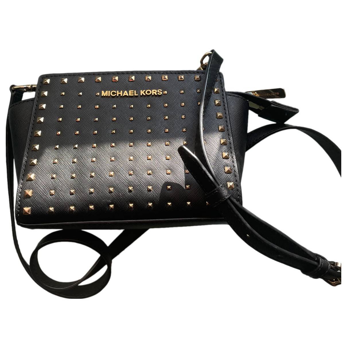 Selma leather crossbody bag Michael Kors Black in Leather - 30257809