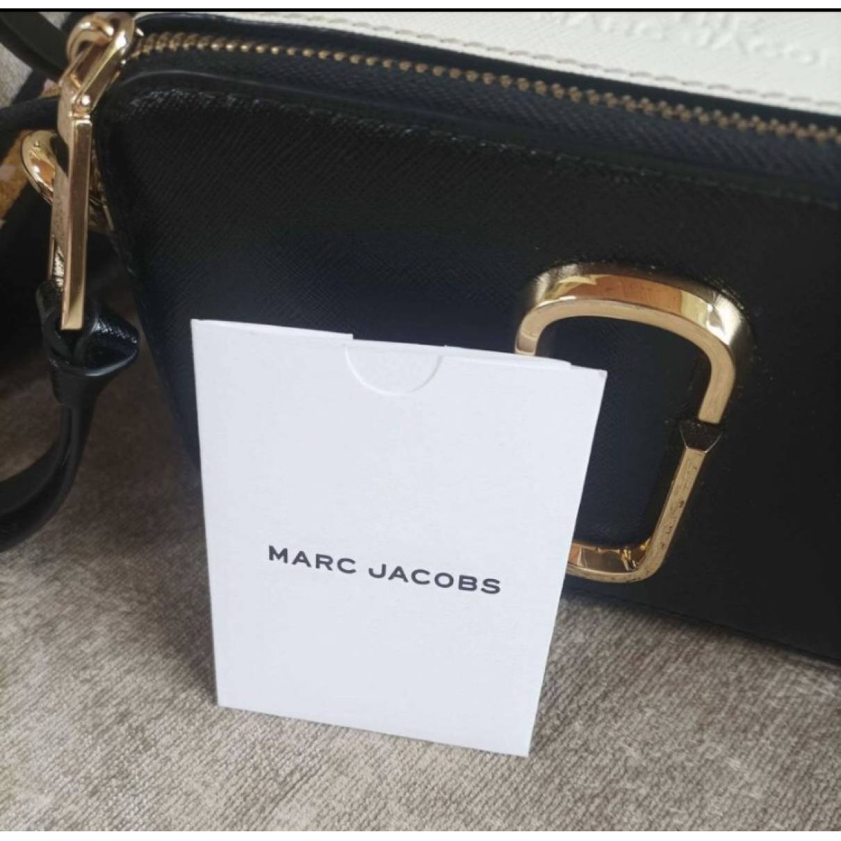 Marc Jacobs True Red & Black The Snapshot Leather Crossbody Bag, Best  Price and Reviews